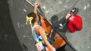 IFSC World Cup Puurs 2015 - Lead - Finals - Jain Kim