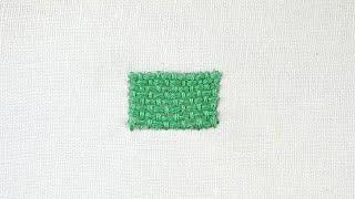 How to do a Basketweave Stitch in Embroidery