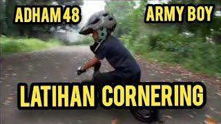 LATIHAN CORNERING ADHAM 48 PUSHBIKE TANGERANG