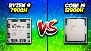 Intel i9 12900k vs AMD Ryzen 9 7900x ️ In-Depth CPU Comparison (2024)