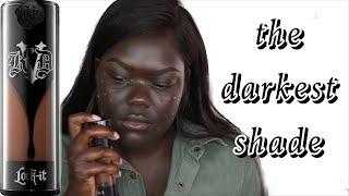 Kat Von D Lock-It Foundation Review || NYMA TANG #thedarkestshade