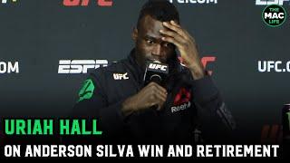 Uriah Hall reacts to Anderson Silva's win and retirement | UFC Vegas 12