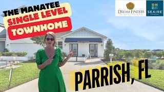 Parrish, FL One Level Townhome in Seaire Lagoon Community | Dreamfinders Homes | Manatee Plan