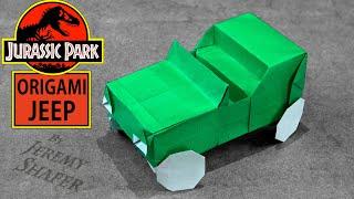 Origami Jeep  Jurassic Park  Pure Origami