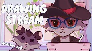 Chill Draw and Chat - Drawing a Possum Model