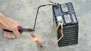 ️How to Make Welding Machine Using 12 Volt battery (very easy)