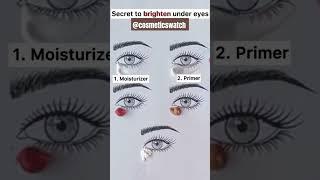 How to brighten under eyesmakeup tip #shortsfeed#ytshorts#cosmeticswatch