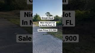 Cheap Price! Vacant lot in North Port, FL Available @ LandSupplier.com #land #property #florida #re