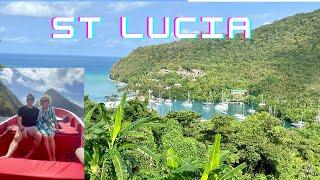 St Lucia - Marigot bay, Pidgeon island , Piton waterfalls and boat trip to Sugar beach.