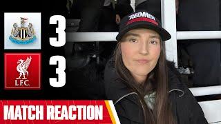 ‘It Was Too Easy To Play Through Us’ | Newcastle 3-3 Liverpool | Chloe’s Match Reaction