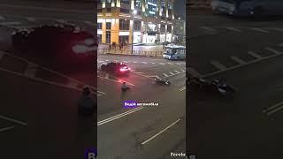 ‼️Перелетів через легковик. Момент аварії в центрі Луцька