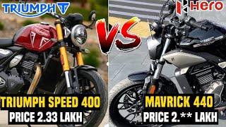 Hero Mavrick 440 VS Triumph Speed 400|Better than Speed 400? Price,Features|Epic Roads Tamil