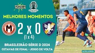 MANAUARA 2 (1) X (4) 0 RETRÔ-PE | MELHORES MOMENTOS | VOLTA DAS OITAVAS DO BRASILEIRO SÉRIE D 2024