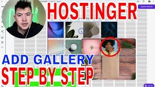   How To Add Image Gallery To Hostinger Website Builder 