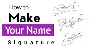️ How To Signature Your Name | Your Name Signature