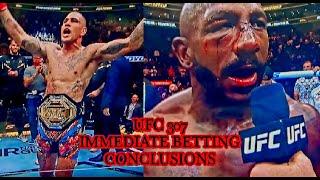 UFC 307 - Quick Betting Recap