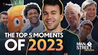 Top 5 Man on the Street Moments of 2023 | Man on the Street