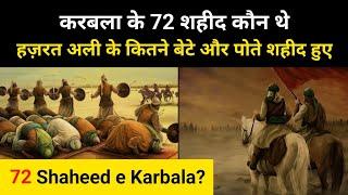 Real History Of 72 Shaheed e Karbala । करबला के सभी 72 शहीदों की कहानी - R.H Network