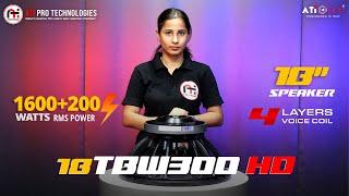 18TBW300HD | 18” Ferrite DJ Speaker | 1600+200W RMS | Pro Sound Power #trendingshort