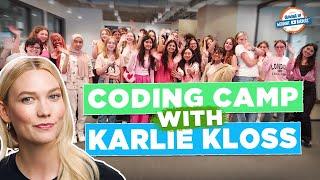 Learning to Code at Kode With Klossy  | Karlie Kloss Coding Camp  |  197 Countries, 3 Kids