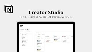 Notion for Content Creators: How I Efficiently Manage My Content Creation Workflows