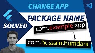 Flutter App Name Change | How To Change App Package Name in flutter