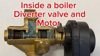 How a combi boiler diverter valve and motor works. Full strip down and explanation.