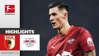 Tense Draw In Augsburg! | FC Augsburg - RB Leipzig | Highlights Matchday 22 – Bundesliga 2024/25