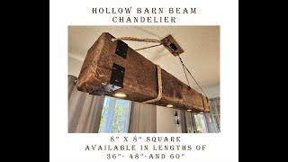 Hanging Chandelier Pendant Lamp Light Handcrafted Rustic Wood  Farmhouse Style Shabby Chic Log Cabin