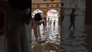 Ajmer sharif tej barish me railway station ke andar pani live #shorts #short #ajmersharif #ajmer