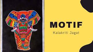 How to make motif drawing | motif #shorts #youtubeshorts #drawing #viral