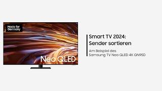 Samsung Smart TV 2024: Sender sortieren