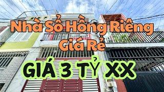  Nhà Sổ Hồng Riêng Giá Rẻ Ngay Trường Mầm Non Suka Phường Thạnh Xuân Quận 12