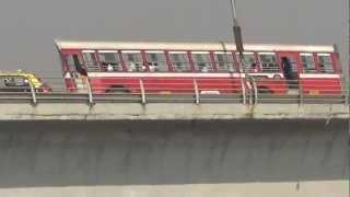 Vashi Creek Bridge.(HD Video).