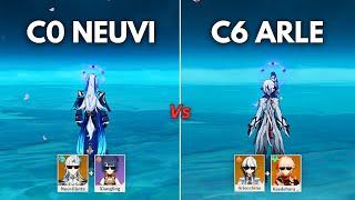 Whale Arlecchino vs F2P Neuvillette !! Who is BEST DPS!? [Genshin Impact]