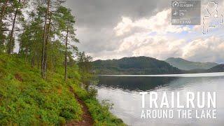 Virtual Run | Magnificent Trailrun Around The Lake | Treadmill Workout | Virtual Running Videoes