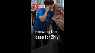 Growing fan base for Wang Zhiyi