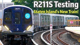 ⁴ᴷ⁶⁰ New Staten Island Railway R211S Cars Testing!