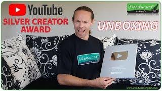 YouTube Silver Creator Award Unboxing - Woodward English