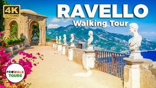 Ravello, Italy - The Amalfi Coast Walking Tour - 4K60fps with Captions