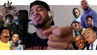 Hit Rap Songs in Voice Impressions! | SICKO MODE, Mo Bamba, Bleed it + MORE!