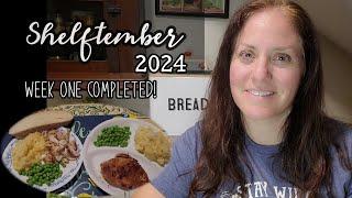 #shelftember #2024 #challenge week one meals and budget!