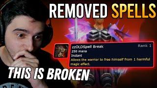 Removed Spells From Classic WoW That Would Break The Game...
