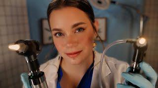 ASMR Detailed Otoscope Exam of Your Ears | Ear Exam, Ear Cleaning, Head Turning