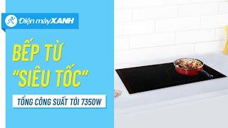 Bếp từ 3 vùng nấu Electrolux: Bếp 3 vùng nấu, tự động kết nối máy hút mùi (LIT60342) • Điện máy XANH