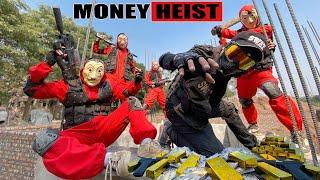 PARKOUR VS MONEY HEIST: Bad guy kills people, steals money and escapes from the police | Epic POV