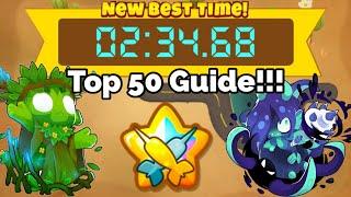 Btd6 Race #304 “Spikes, Caltrops and More!” In 2:34.68 Top 50 Guide!!!