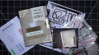 Diamond Press "Bookworm" Stamps & Dies Set Review and Book-Shaped Gift Box Tutorial!