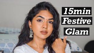 Simple 15min festive glam || quick & easy