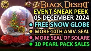 FREE SNOW GLOBE, 10 Pearl Pack Sales, Arena of Solare Event (BDO Sneak Peek Event, 05 Dec 2024) BDO